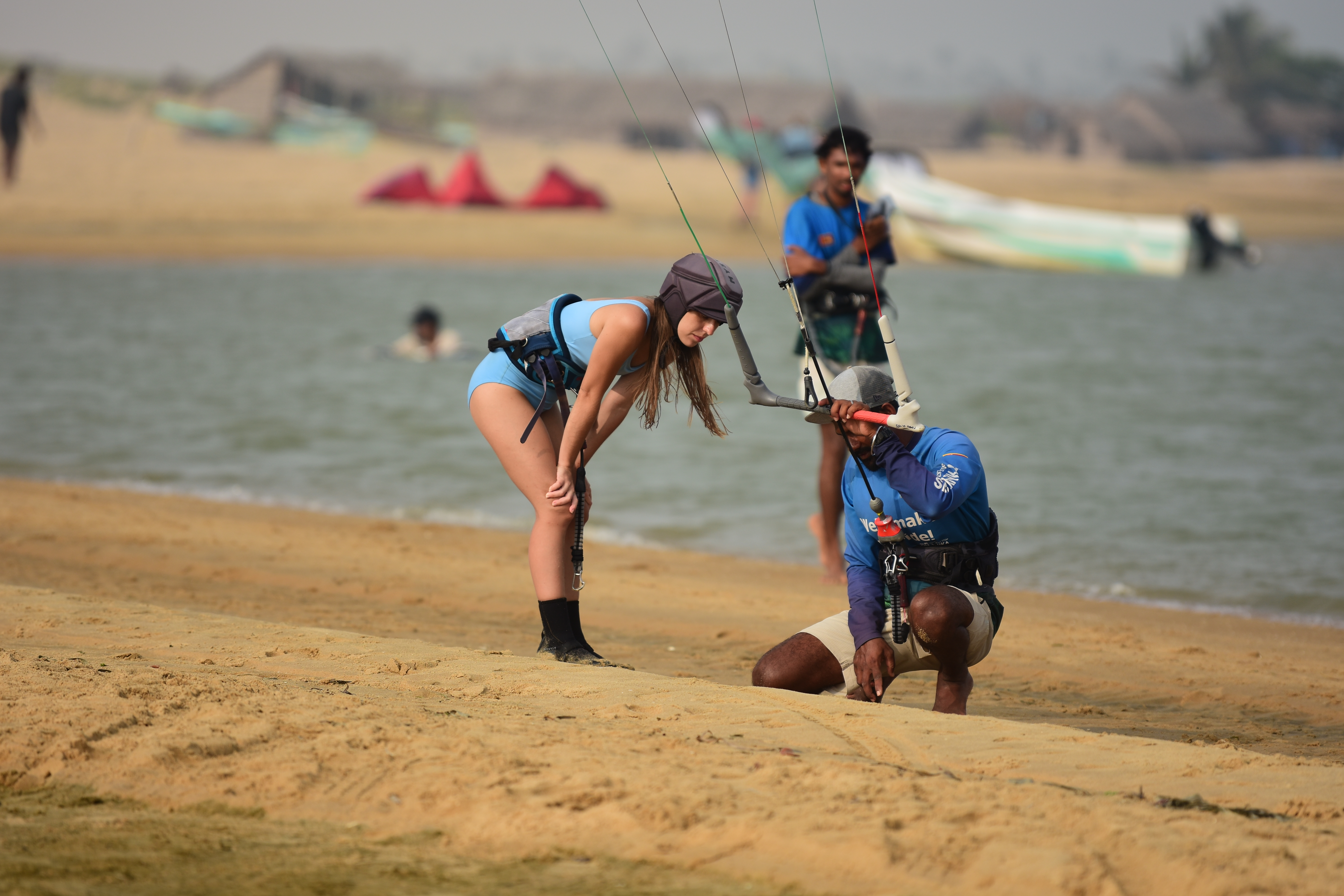 Kite lessons in Kalpitiya