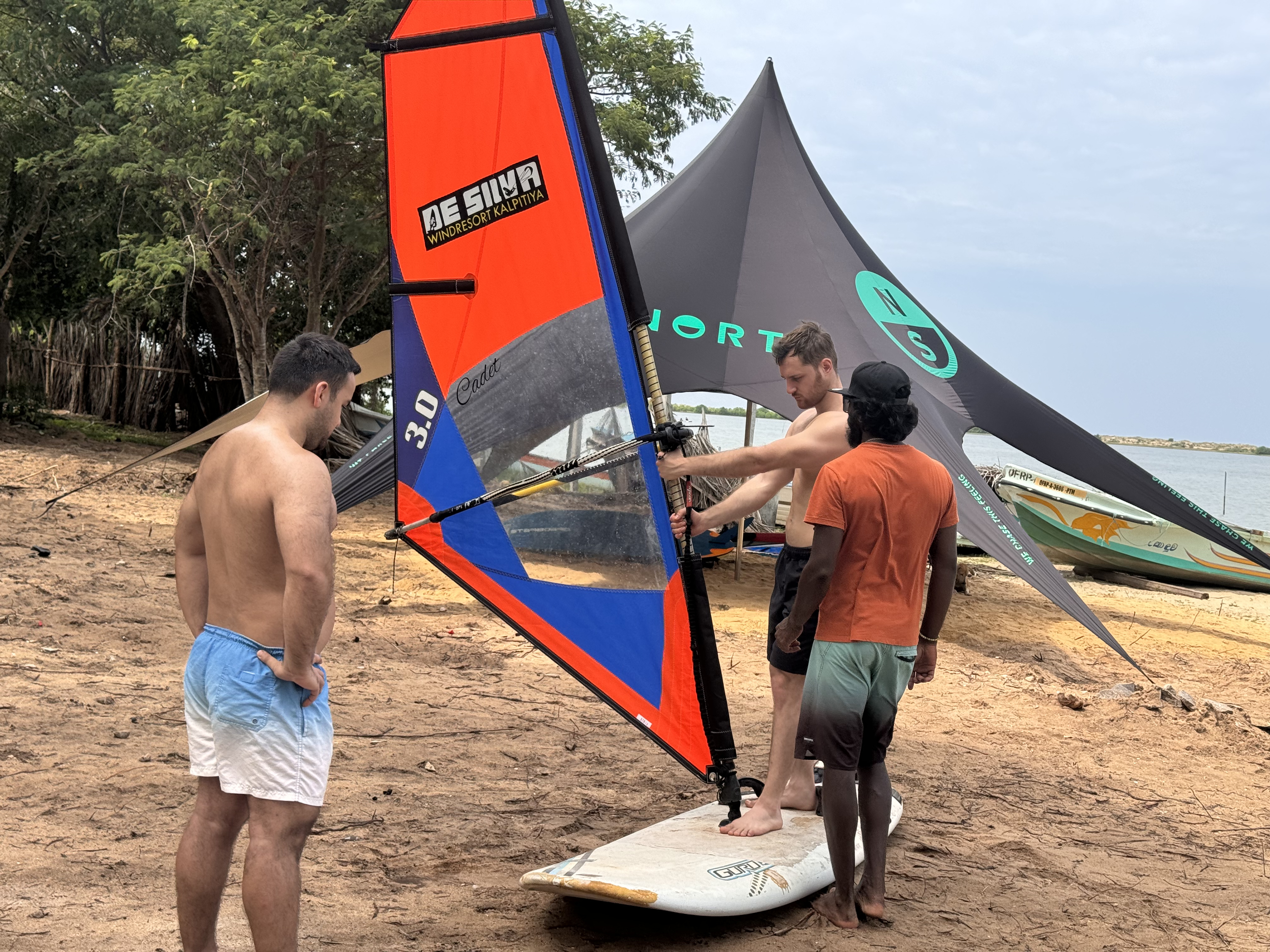Windsurfing coaching in Sri Lanka